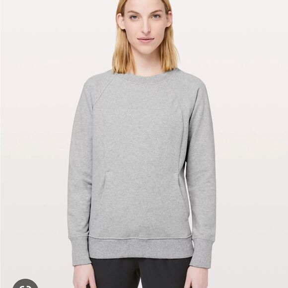 Lululemon Scuba Crewneck gray size 4 - Picture 1 of 3